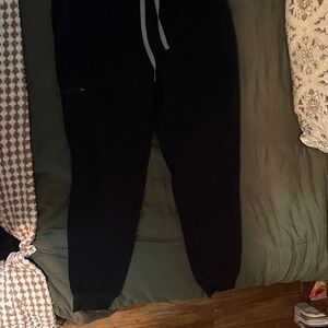 Figs Black Jogger Pants